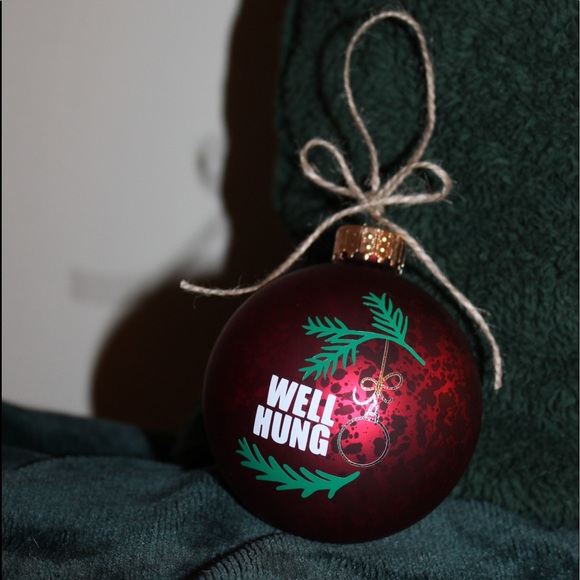 WELL HUNG- HANDMADE CHRISTMAS GLASS RED ORNAMENT - Picture 9 of 16